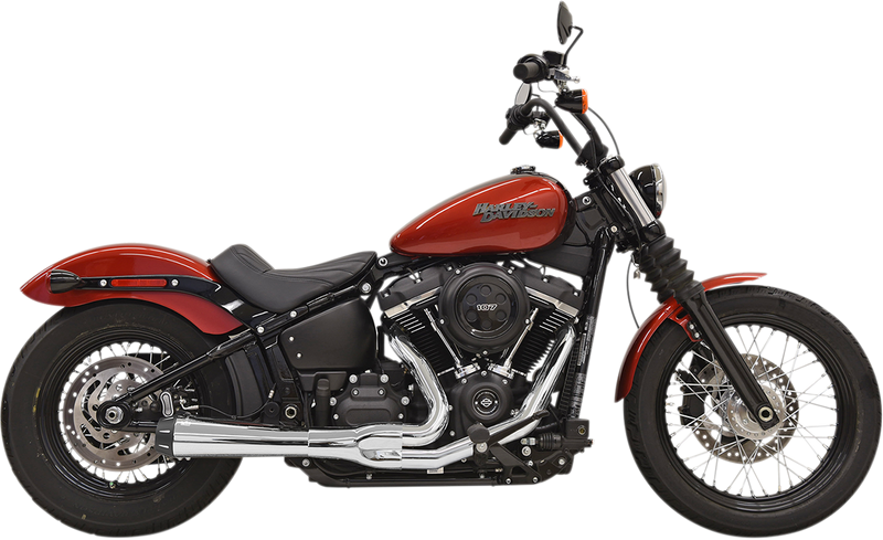 BASSANI XHAUST 2:1 Exhaust - Chrome 1S72R