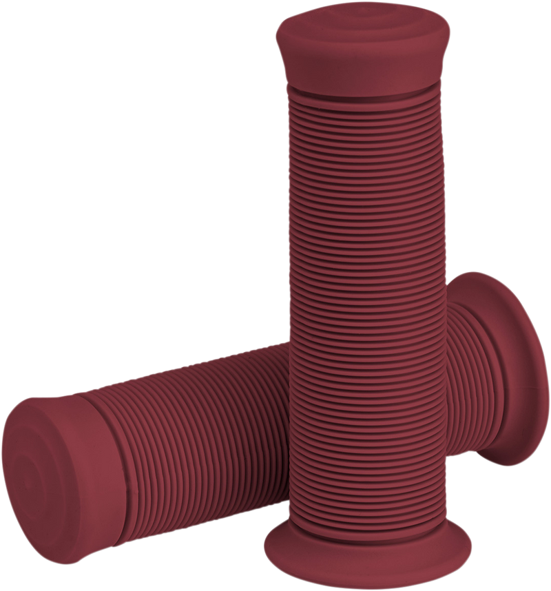 BILTWELL Grips - Kung Fu - 1" - Oxblood 6701-0301