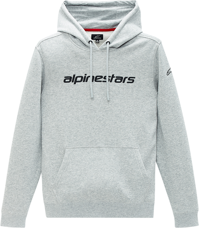 ALPINESTARS Linear Hoodie - Heather Gray/Black - Medium 1213516701026M