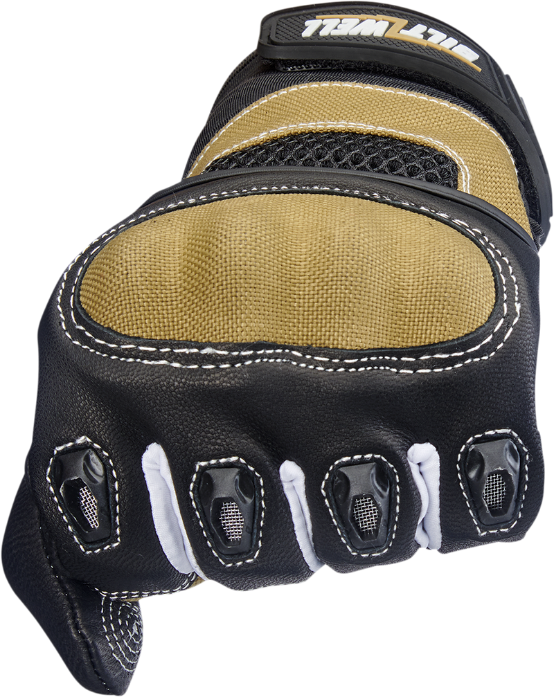 BILTWELL Bridgeport Gloves - Tan - Large 1509-0901-304