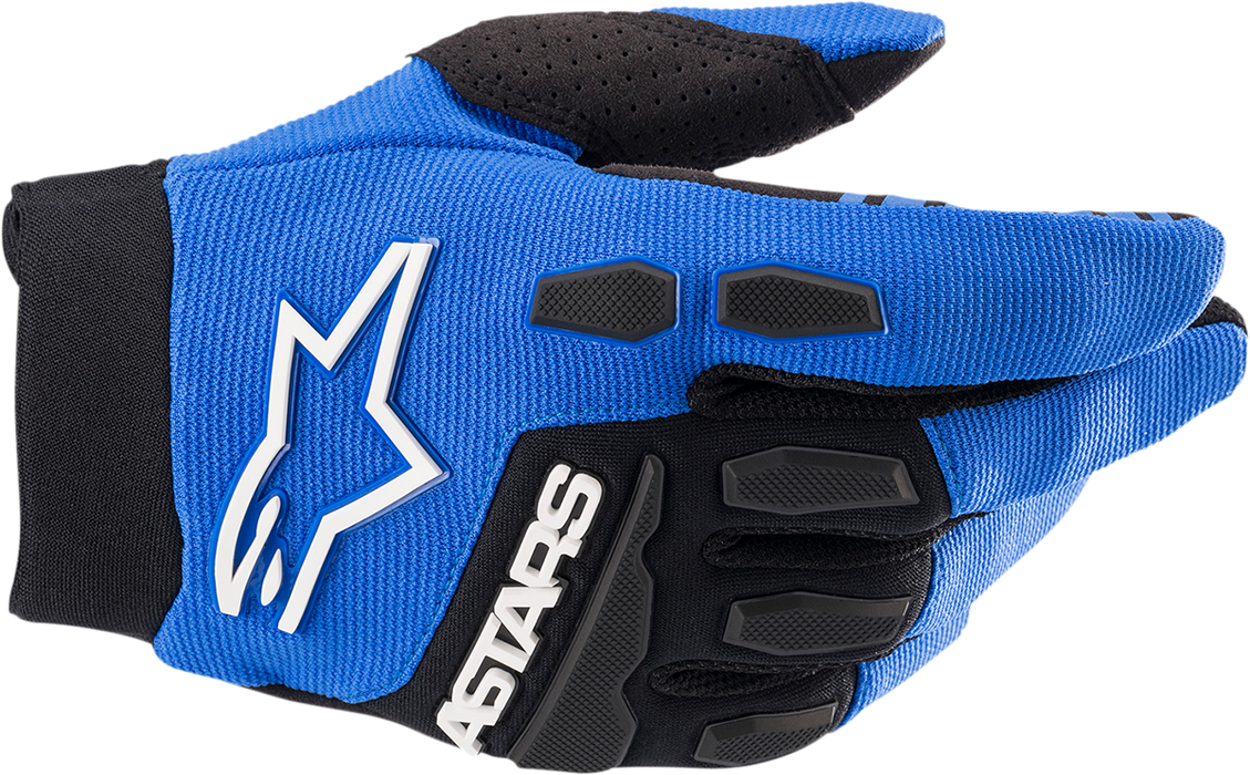 ALPINESTARS Youth Full Bore Gloves - Blue/Black - Medium 3543622-713-M