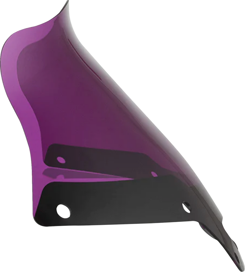 KLOCK WERKS Kolor Flare™ Sport Windshield - 8" - Purple - FXLRST KWW-02-0634
