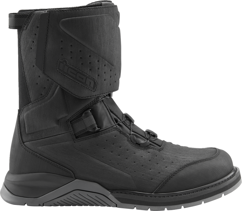 ICON Alcan Waterproof Boots - Black - Size 7 3403-1232