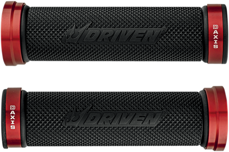 DRIVEN RACING Grips - D-Axis - Red/Black DXG-RD