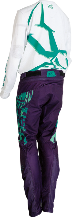 MOOSE RACING Youth Agroid Mesh Jersey - Purple/Teal - Medium 2912-2171