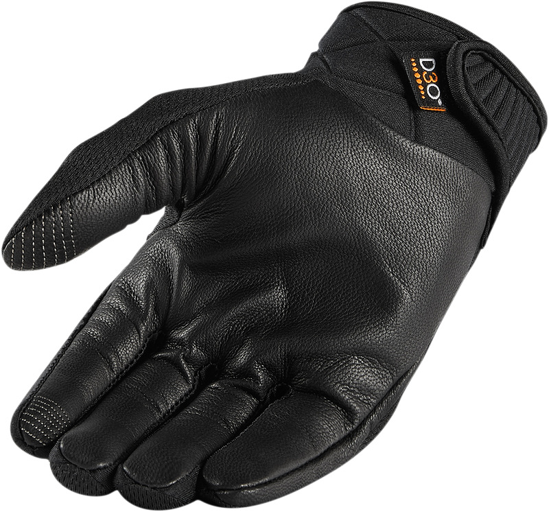 ICON Women's Anthem 2 Stealth CE™ Motorcycle Gloves - Large 3302-0732