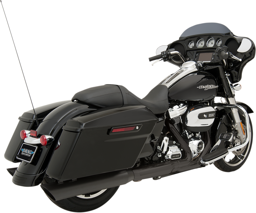 DRAG SPECIALTIES 4" Mufflers for FL - Black H00968