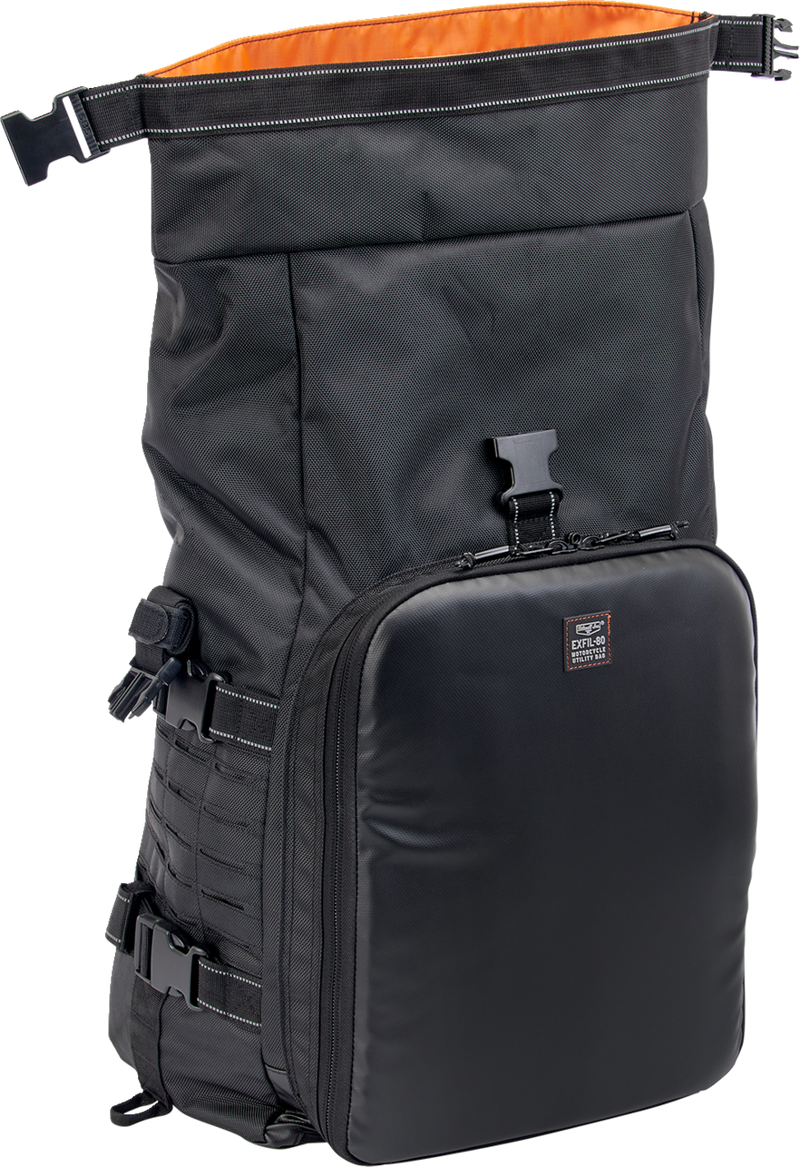 BILTWELL EXFIL-80 Motorcycle Bag - Gen 2 - Black 3014-01