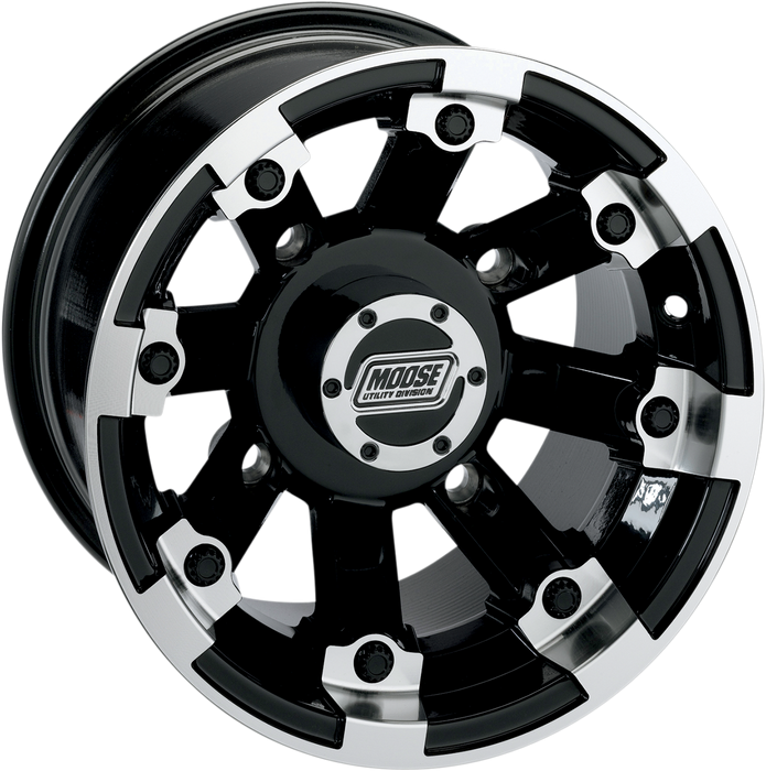 MOOSE UTILITY Wheel - 393X - Rear - Black - 14x8 - 4/136 - 4+4 393148136GBML4