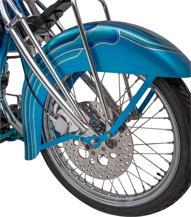 DRAG SPECIALTIES Drilled Brake Rotor - Front - 11.5" - Harley-Davidson 060176ASP-BC648