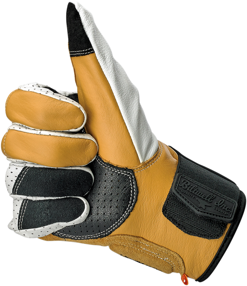 BILTWELL Borrego Gloves - Cement - Medium 1506-0409-303