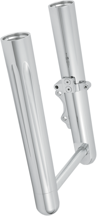 ARLEN NESS Hot Legs Fork Legs - Dual Disc - Deep Cut - Chrome - '08-'13 FLT 06-510