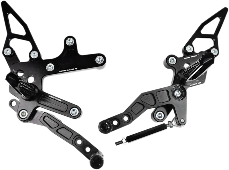 DRIVEN RACING TT Rearset - Ninja 400 DRP-736
