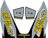 PRO CIRCUIT T-6 Decal - Gray DC22T6-GRAY