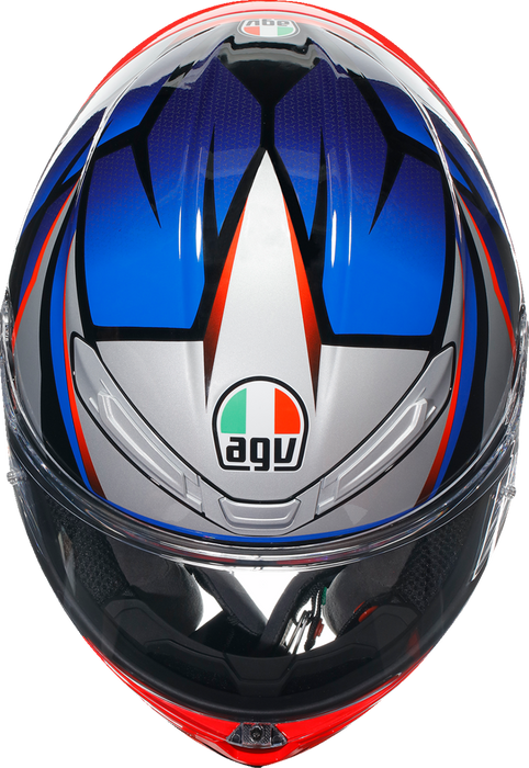 AGV K6 S Motorcycle Helmet - Slashcut - Black/Blue/Red - XL 2118395002015XL