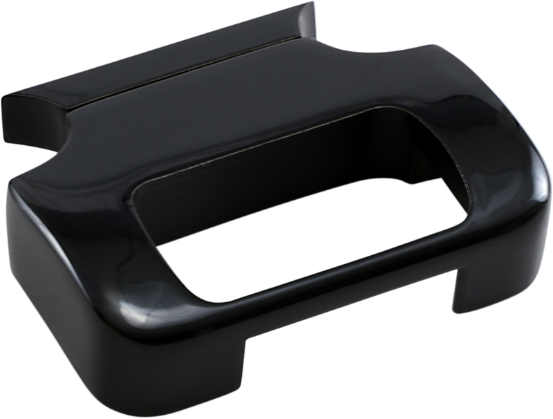 LA CHOPPERS T-Bar Gauge Mount - Gloss Black - For 1.25" Diameter Bars LA-7391-01B