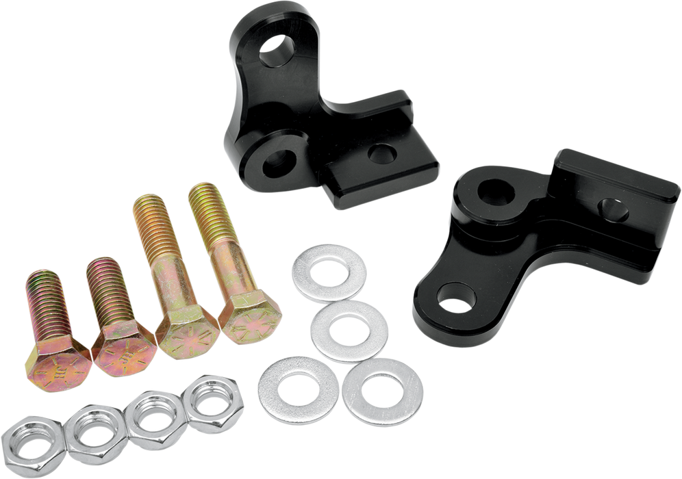LA CHOPPERS Rear Lowering Kit - Black Powder Coated - Lowers 1" - '00-'04 XL LA-7500-00