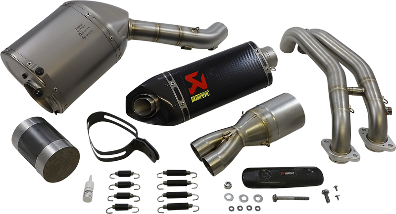 Akrapovic Exhaust Aprilia Tuono 660 / RS 660 2021-2024 Full System Racing Line Carbon Fiber S-A6R4-HAPC
