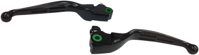 DRAG SPECIALTIES Brake Lever - Wide Blade - Slotted - Trike - Black S/B MATTE BLK BRAKE LEVER H07-0606MB-B