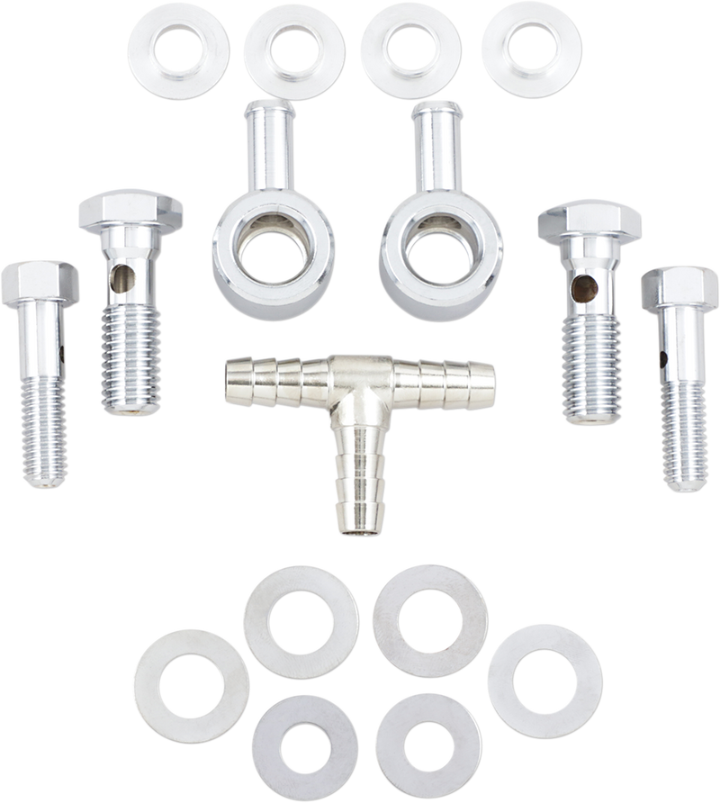 DRAG SPECIALTIES Air Cleaner Breather Kit - XL/Big Twin 120090-BC105