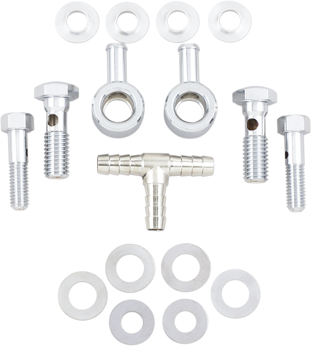 DRAG SPECIALTIES Air Cleaner Breather Kit - XL/Big Twin 120090-BC105