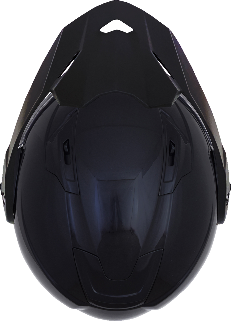 AFX FX-111DS Motorcycle Helmet - Gloss Black - Medium 0140-0128