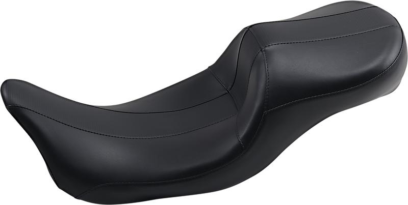 LE PERA Maverick Daddy Long Legs Seat - Black W/HR Inlay Carbon Fiber - FLH LK-957DLHR3
