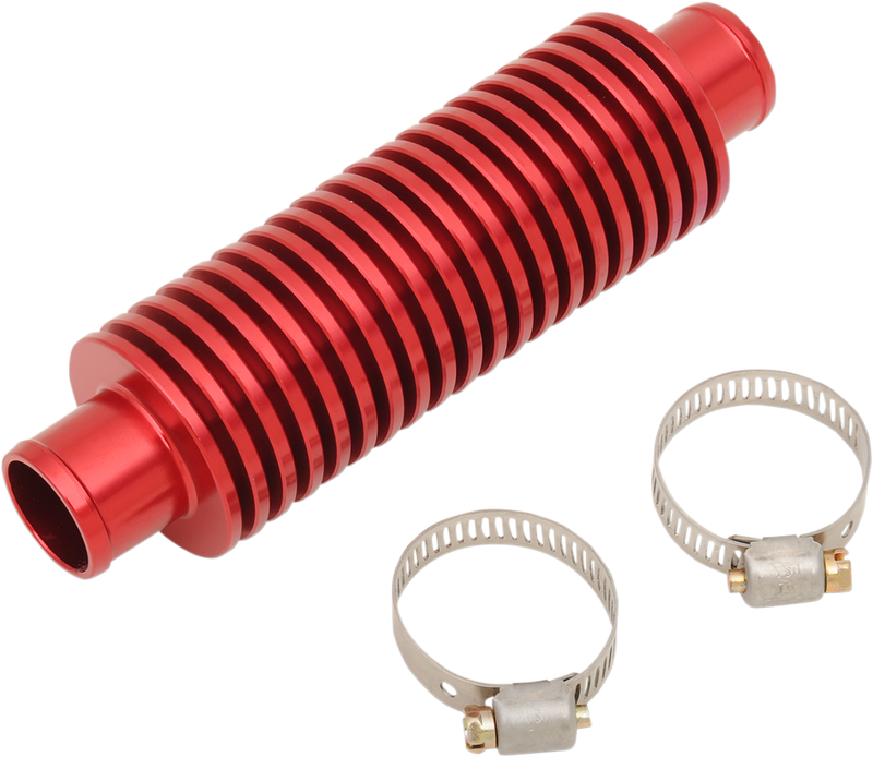 MOOSE RACING Extra Long In-Line Cooler - Red M70-130