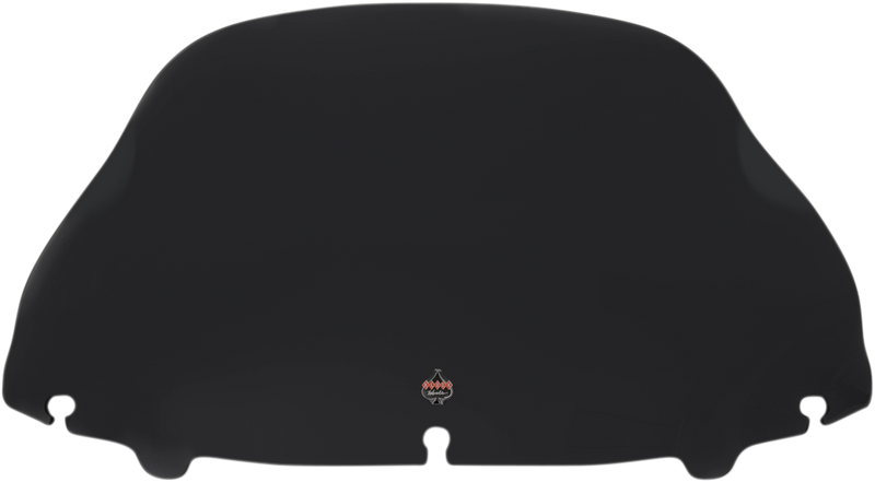 KLOCK WERKS Flare™ Windshield - 10-1/2" - Dark Smoke - '14-'23 FLH KWW-01-0467