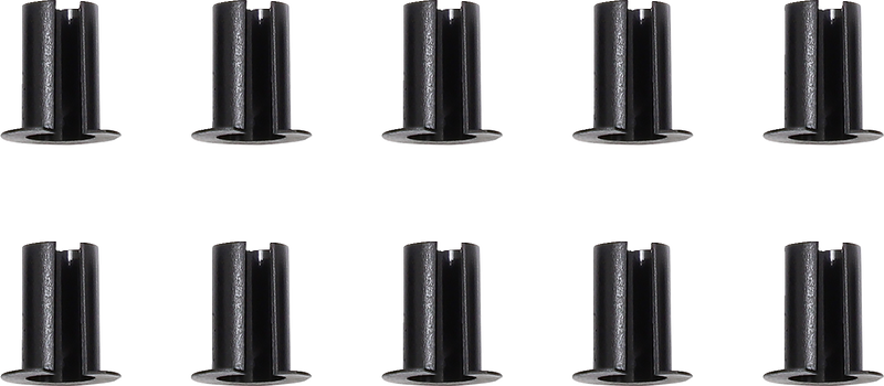 DRAG SPECIALTIES Bushing - Clutch - 10 Pack NOW BLACK PLASTIC H07-0801