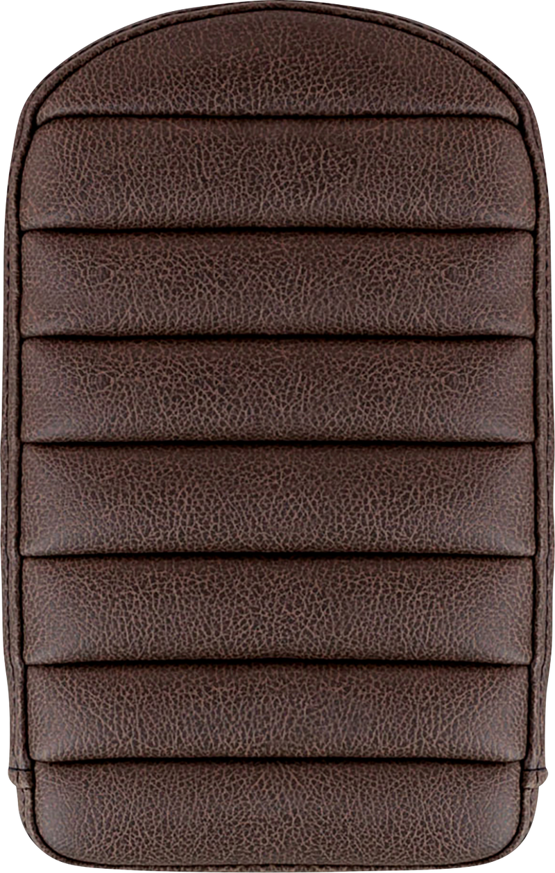 SADDLEMEN Sissy Bar Pad - Tuck-n-Roll - Brown 041146BR