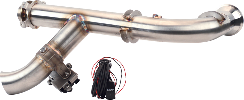 TRINITY RACING Slip-On Muffler - Stainless Steel TR-4182S