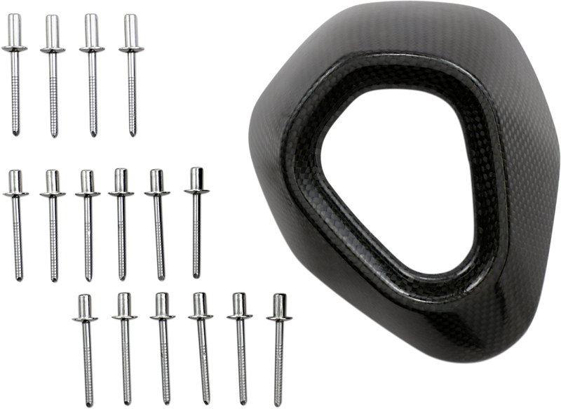 AKRAPOVIC End Cap - Carbon Fiber - EC120 V-EC120 1860-1138