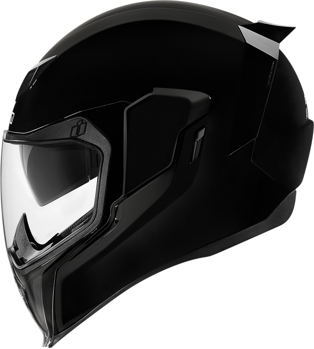 ICON Airflite™ Motorcycle Helmet - Gloss - Black - Medium 0101-10856