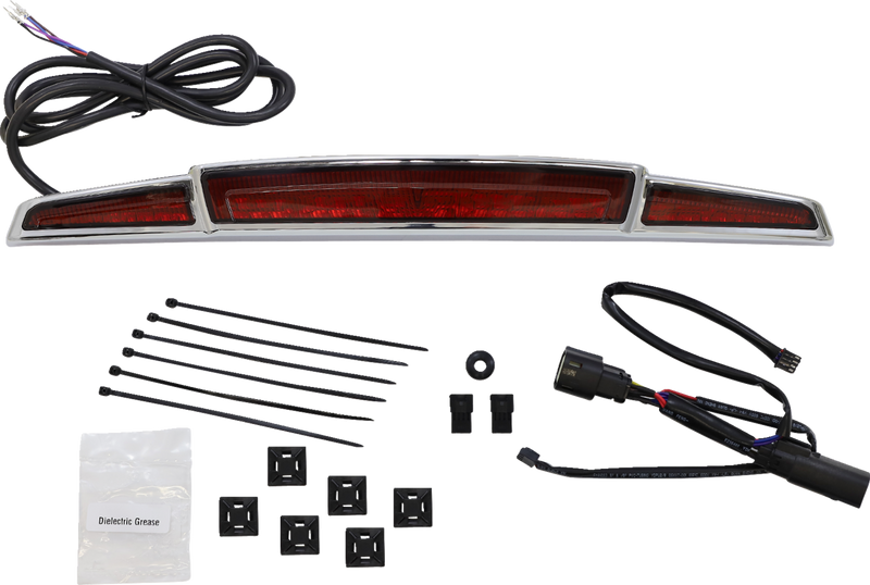 CIRO Trunk Light/Taillight - Chrome - Red 40114