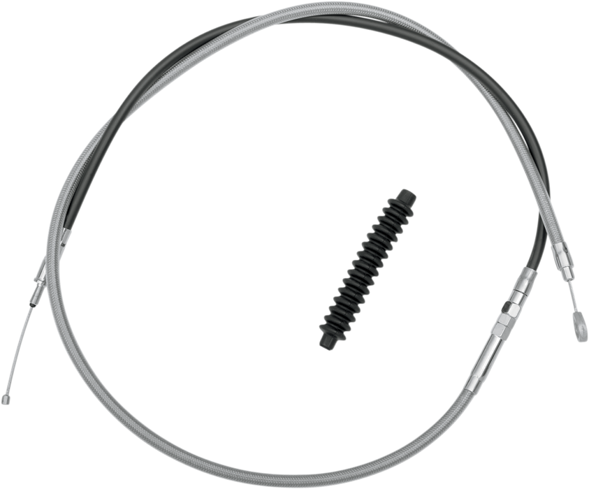 DRAG SPECIALTIES Clutch Cable - Braided 5322406HE