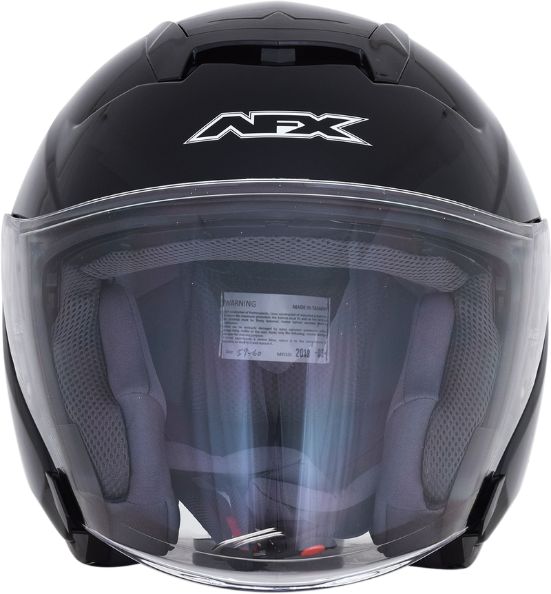 AFX FX-60 Motorcycle Helmet - Gloss Black - XL 0104-2564