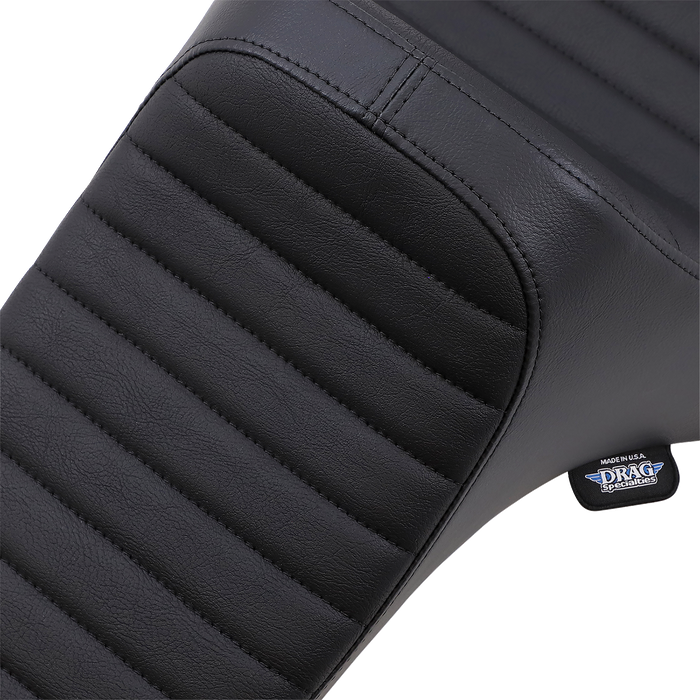 DRAG SPECIALTIES Predator III Seat - Classic Stitch - '04-'22 XL NO RUBBER BUMPERS 0804-0730