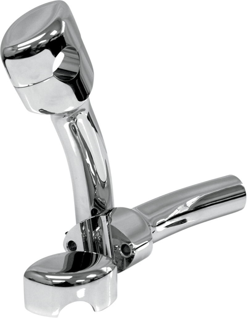 LA CHOPPERS Risers - Smooth - Pullback - 5-1/2" - Chrome LA-7402-05