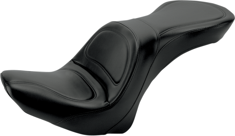 SADDLEMEN Seat - Explorer - Without Backrest - Stitched - Black - FLSTC '06-'17 800-23-0291