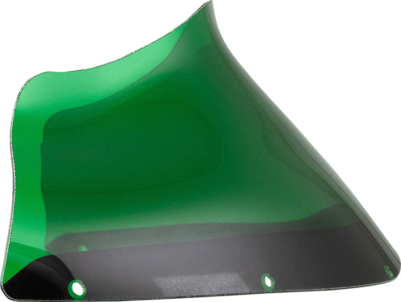 KLOCK WERKS Kolor Flare™ Windshield - 9" - Green - FXRP KWW-02-0613