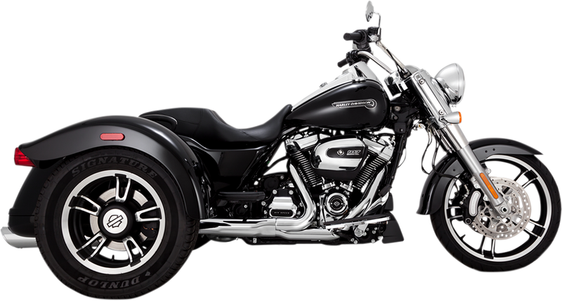 VANCE & HINES Twin Slash Mufflers - FLRT 16796