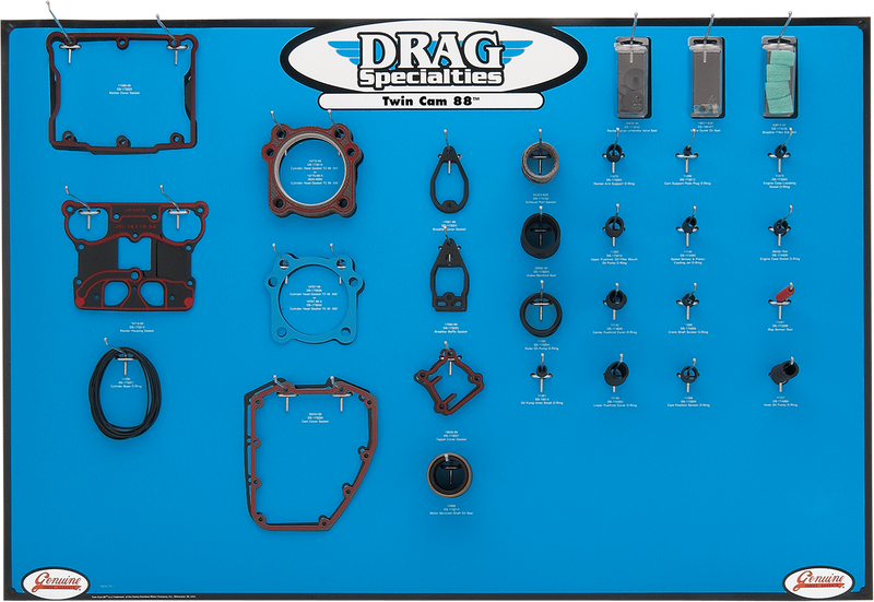 DRAG SPECIALTIES Gasket Display - Big Twin 0934-0340