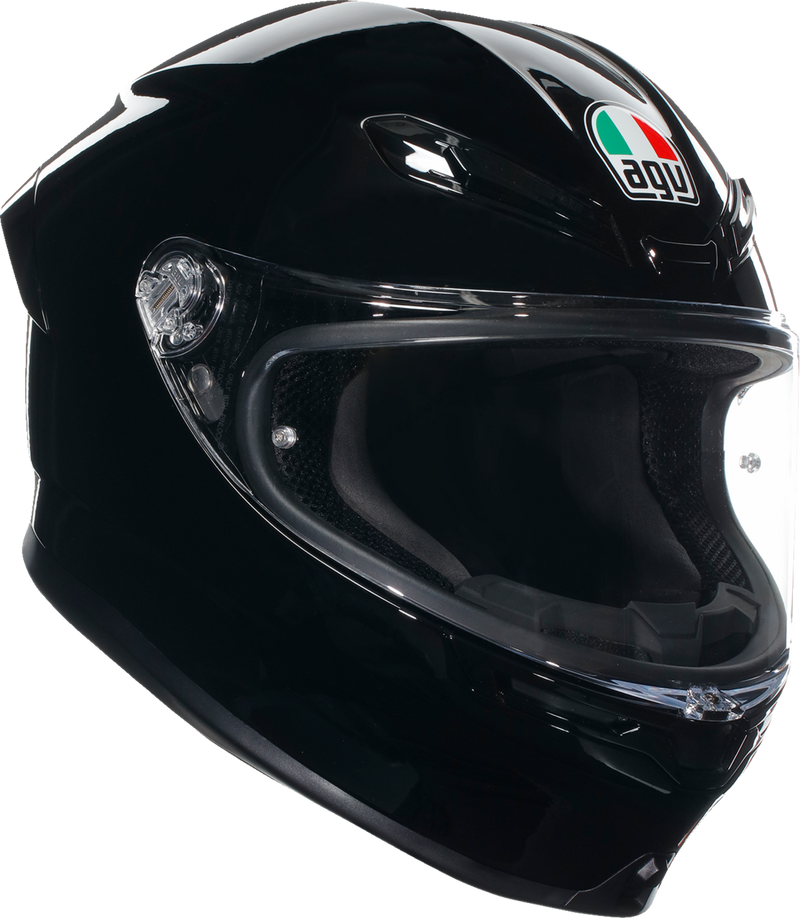 AGV K6 S Motorcycle Helmet - Black - Medium 2118395002009M