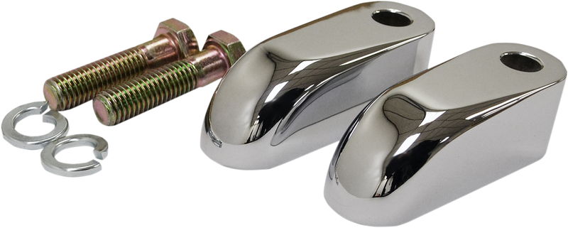 LA CHOPPERS Riser Extensions - Pullback - 2" - Chrome LA-7416-02