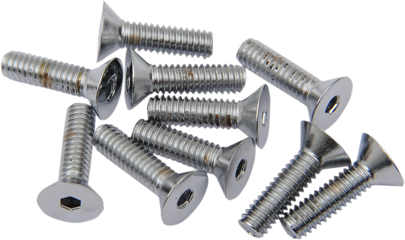 DRAG SPECIALTIES 8X32X5/8 Chrome Flat Head MPB364