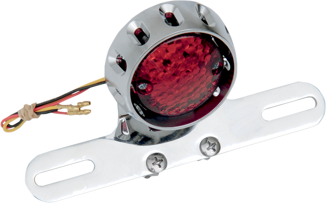 DRAG SPECIALTIES Taillight/License Plate Mount - Chrome L24-0437ACRLEDE
