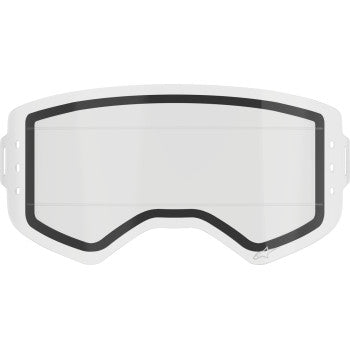 ALPINESTARS Goggles Supertech Lens - Roll-Off - Dual - Clear 9100525-016