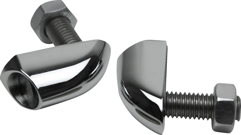 KODLIN MOTORCYCLE 3-1 Bullet Rear Indicator Lights - Smooth - Chrome K68464