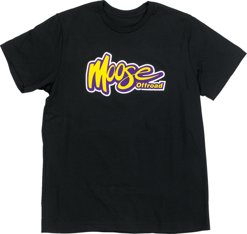 MOOSE RACING Youth Off-Road T-Shirt - Black - Small 3032-3698